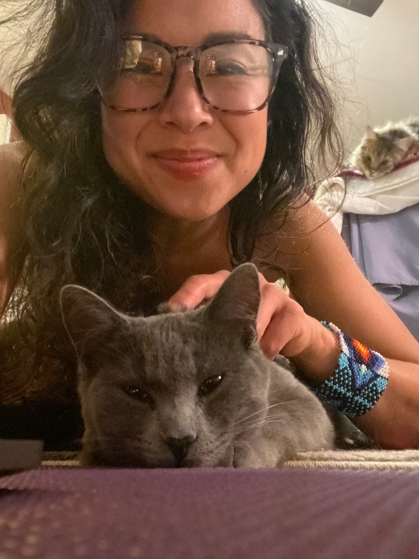 Cat mom forever.